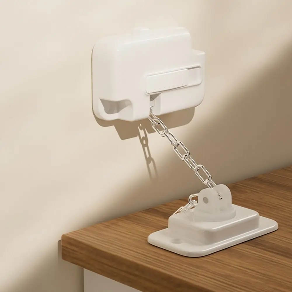 

Anti-pinch Hand Baby Safety Lock White Self Adhesive Window Restrictor Child Protection Adjustable Kid Security Lock