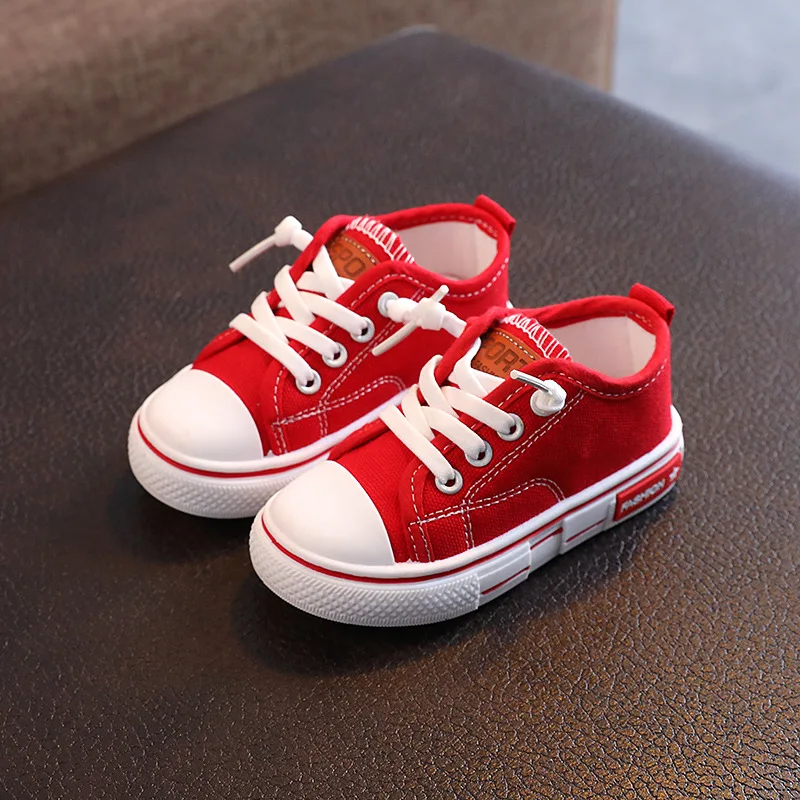 New Brand Kids Canvas Sneakers for Toddler Sport Casual Shoes Fashion Breathable Children Flats Canvas Shoes Boys Girls Loafers