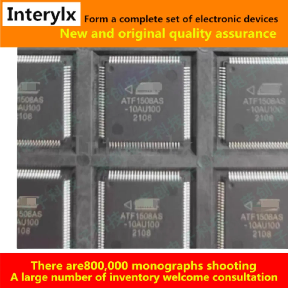 1Pcs/Lot ATF1508AS-10AU100 ATF1508AS 10AU100 TQFP-100(14x14) programmable logic device chip