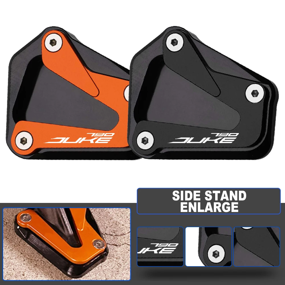 

Для 790 890 Duke 790Duke Duke 890 2020 2021 2022, боковая подставка, увеличенная подставка, подставка для ног, подушечки для мотоциклов, алюминиевые аксессуары