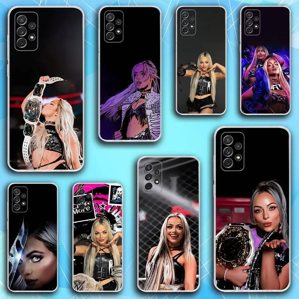 

L-Liv Wrestler M-Morgan Phone Case For Samsung S30,23,21,22,20, FE lite,S10,9,8,7 PIus Note20ultra Soft Transparent