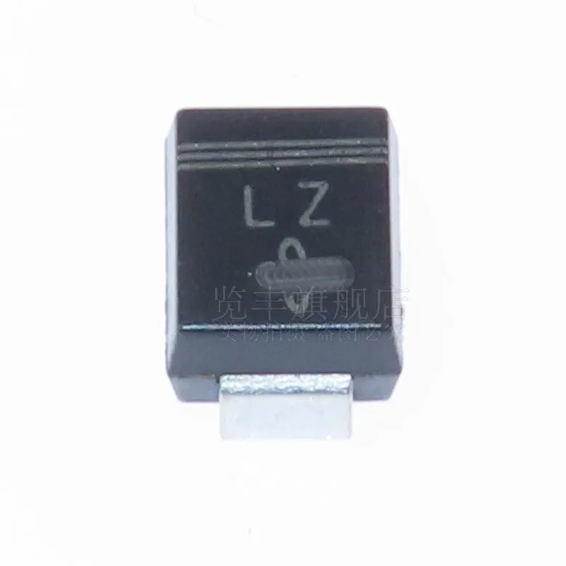 (10) TVS transient suppression diodes SMBJ24A screen-printed LZ unidirectional 24V DO-214AA.