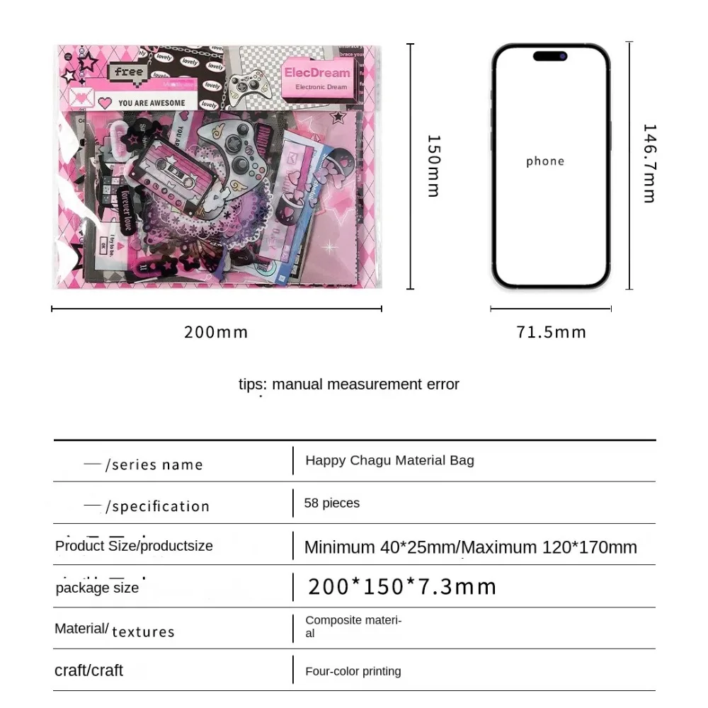 紙ステッカー DIY Itabag インサート素材レトロフラワー Itabag 装飾 DIY 素材レースリボンクリエイティブ