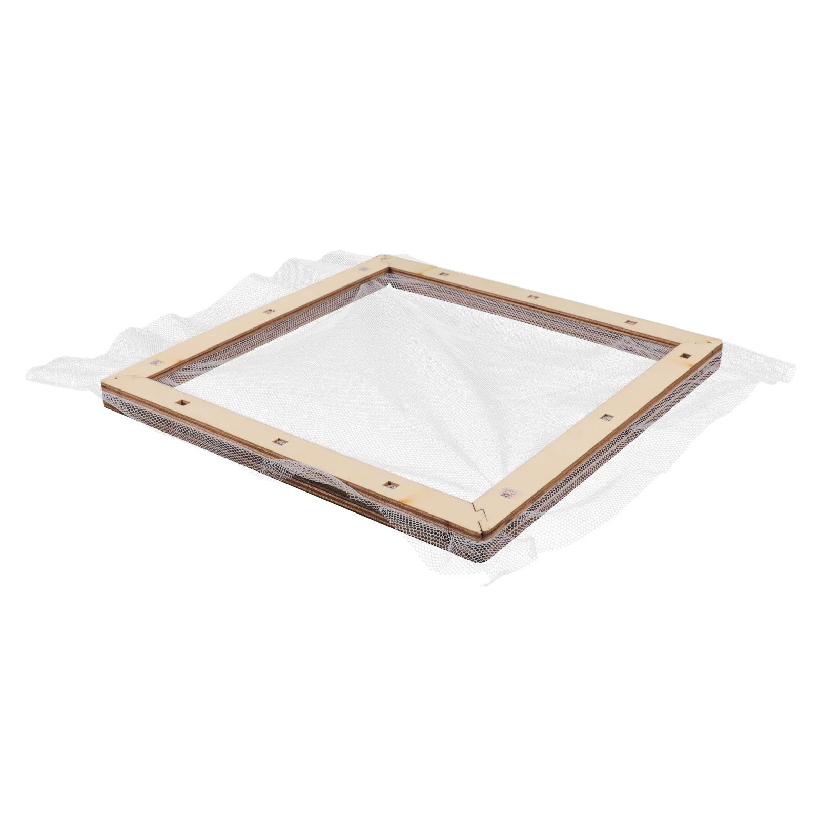 

Paper Making Frame Wooden DIY Mesh Screen Traditional Craft Handicraft Frame Easy Reusable Paper Making Kit for DIY