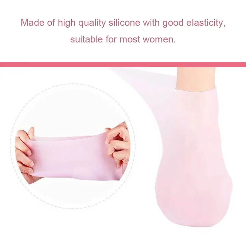 Fuß-und Handpflege socken Handschuhe Anti-Trocken-Cracking Dead Skin Removal Protector Schmerz linderung feuchtigkeit spendende Füße Silikon gel