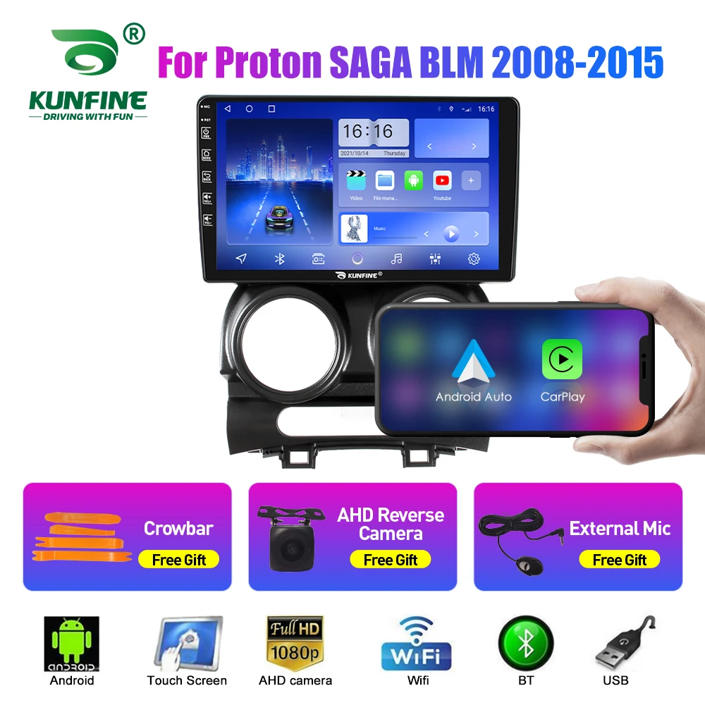 

2Din Android автомобильный радиоприемник для Proton SAGA BLM 2008-2015 аудио мультимедийный плеер Carplay GPS навигация стерео Android авто Wi-Fi