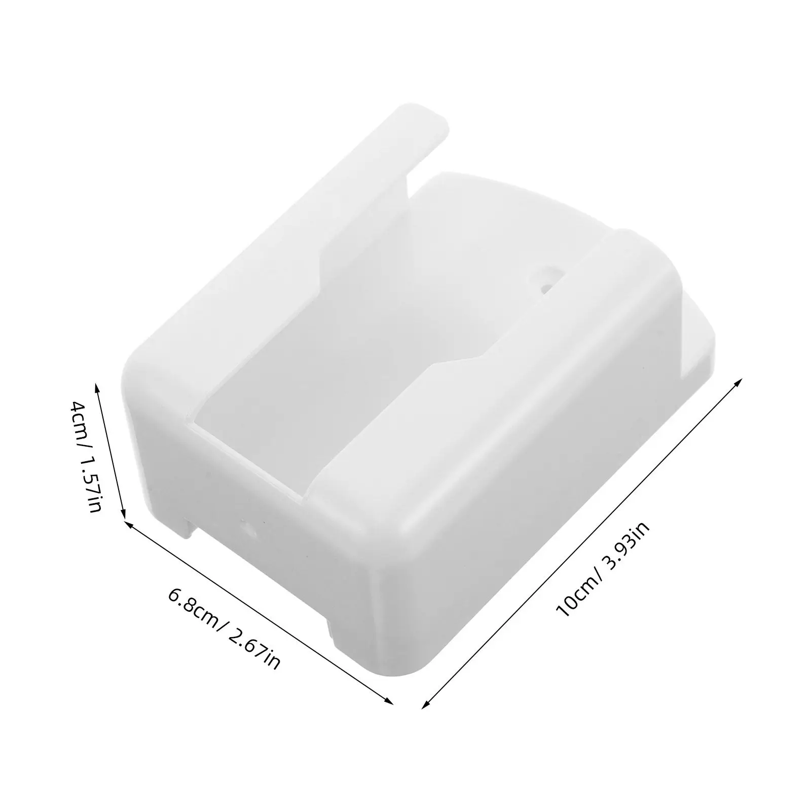 10Pcs Adhesive Remote Control Holder Wall Mounted Cream No Drilling Storage Organizer Bedroom Living Room Air Conditioning Rack