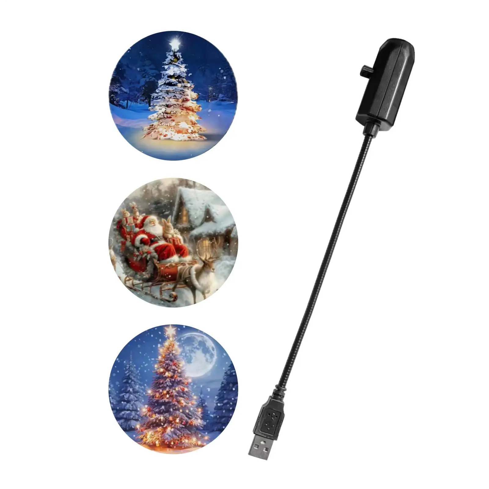 Christmas LED Projektor 3 Patterns LED USB Rechargeable Christmas Party Decorations For Birthday Party Yard Offices
