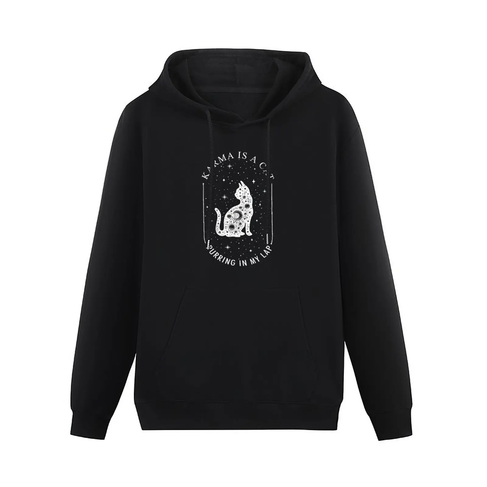 karma is a cat Pullover Hoodie men wear anime clothes hoodie