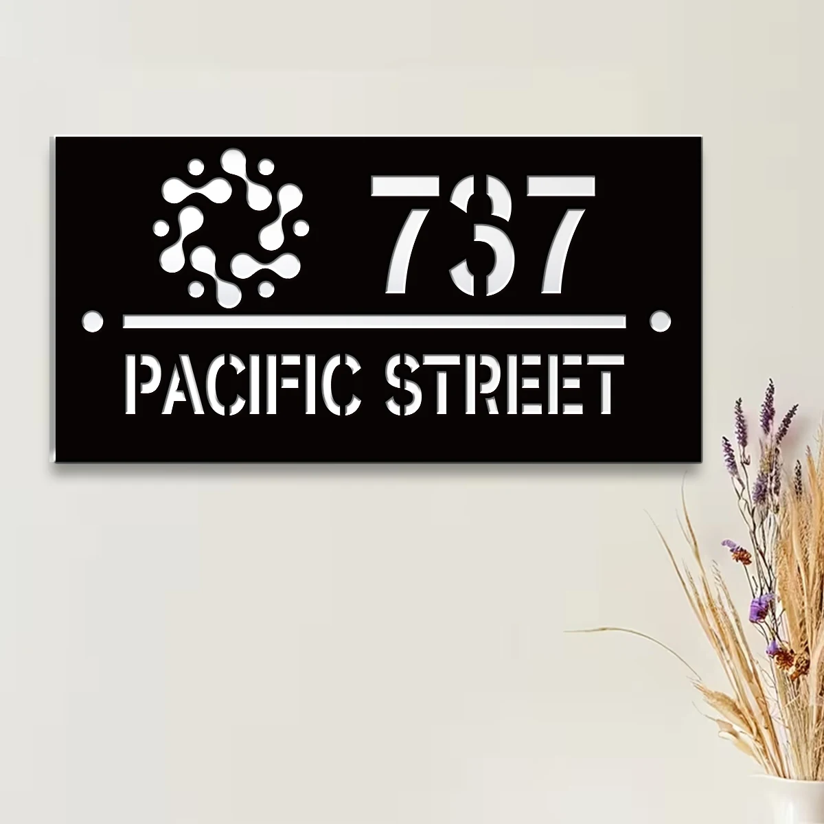 1Pc Custom Creative graphics Number Acrylic House Number Door Street Sign Plaque,Home Room Garden Decor,Birthday Wedding Gift