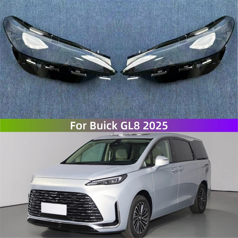 

For Buick GL8 2025 New energy electric vehicle Car Products Lampshade Cover Headlamp Car Front Headlight Lens Cover Lights Shell
