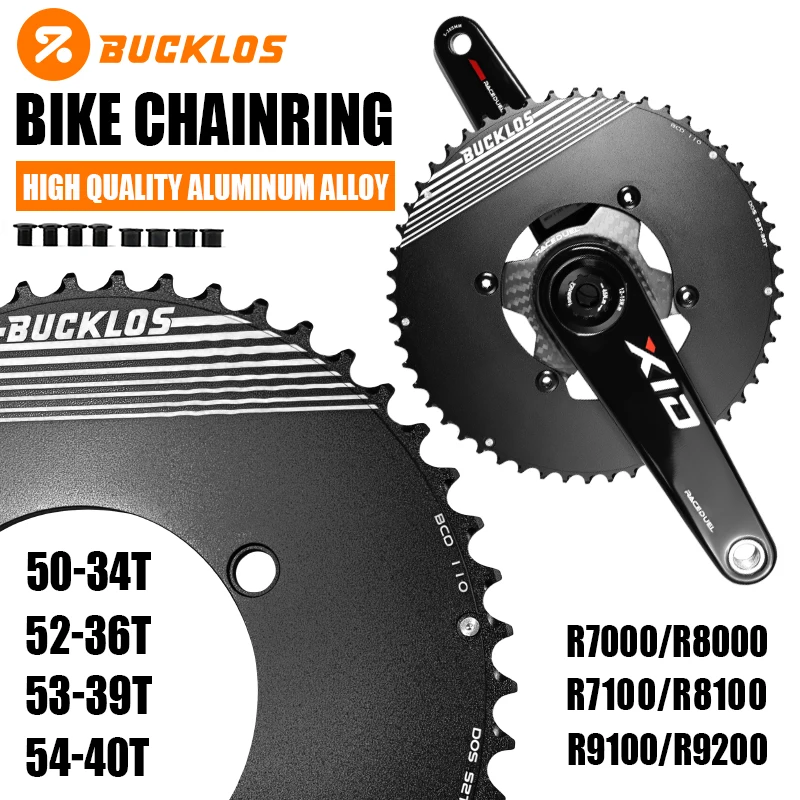 AliExpress BUCKLOS R7000 R8000 R9100 Bicycle Chainring 110BCD Aluminum Alloy Bike Chainwheel R7100 R8100 R9200 Bike Chainring Cycling Parts