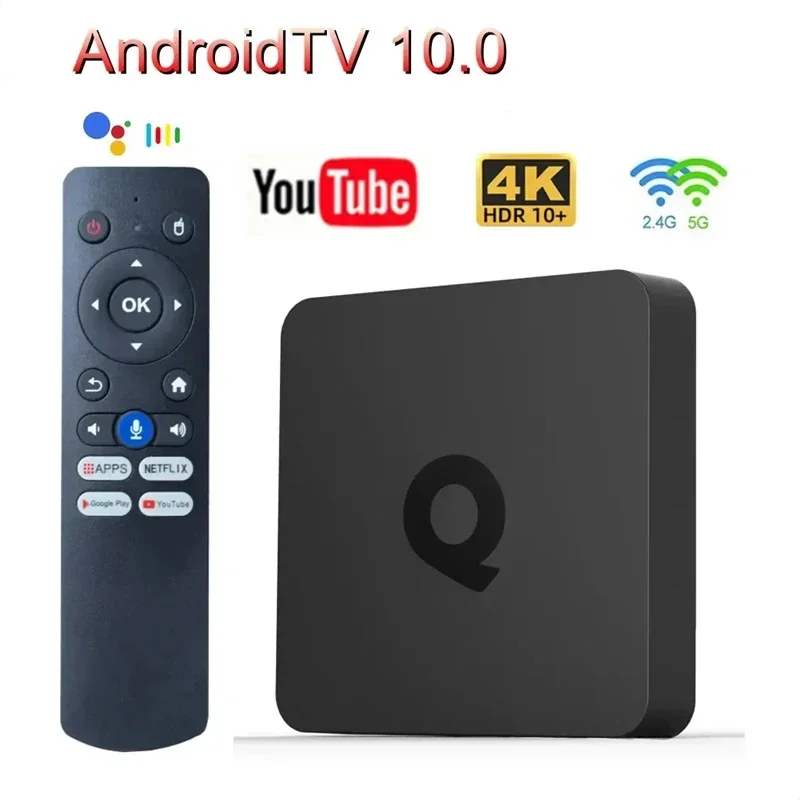 For xiaomi ATV Q1 Smart TV Box Android 10 Allwinner H313 2GB 16GB Support Google Voice Dual  Wifi BT 4K AndroidTV Set Top Box