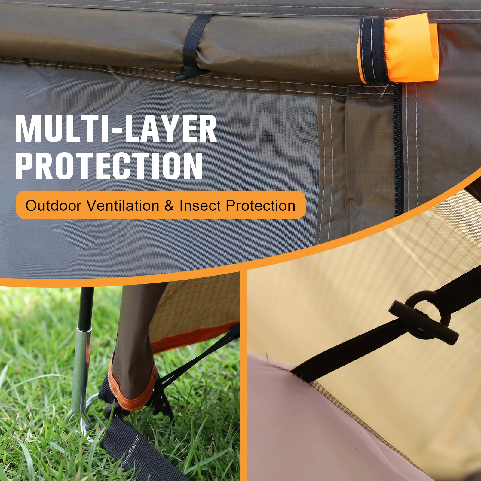 

Oxford 2-Person Bikepacking Tent Windproof Backpacking Tent Rainproof Waterproof Tent for Camping Hiking Cycling