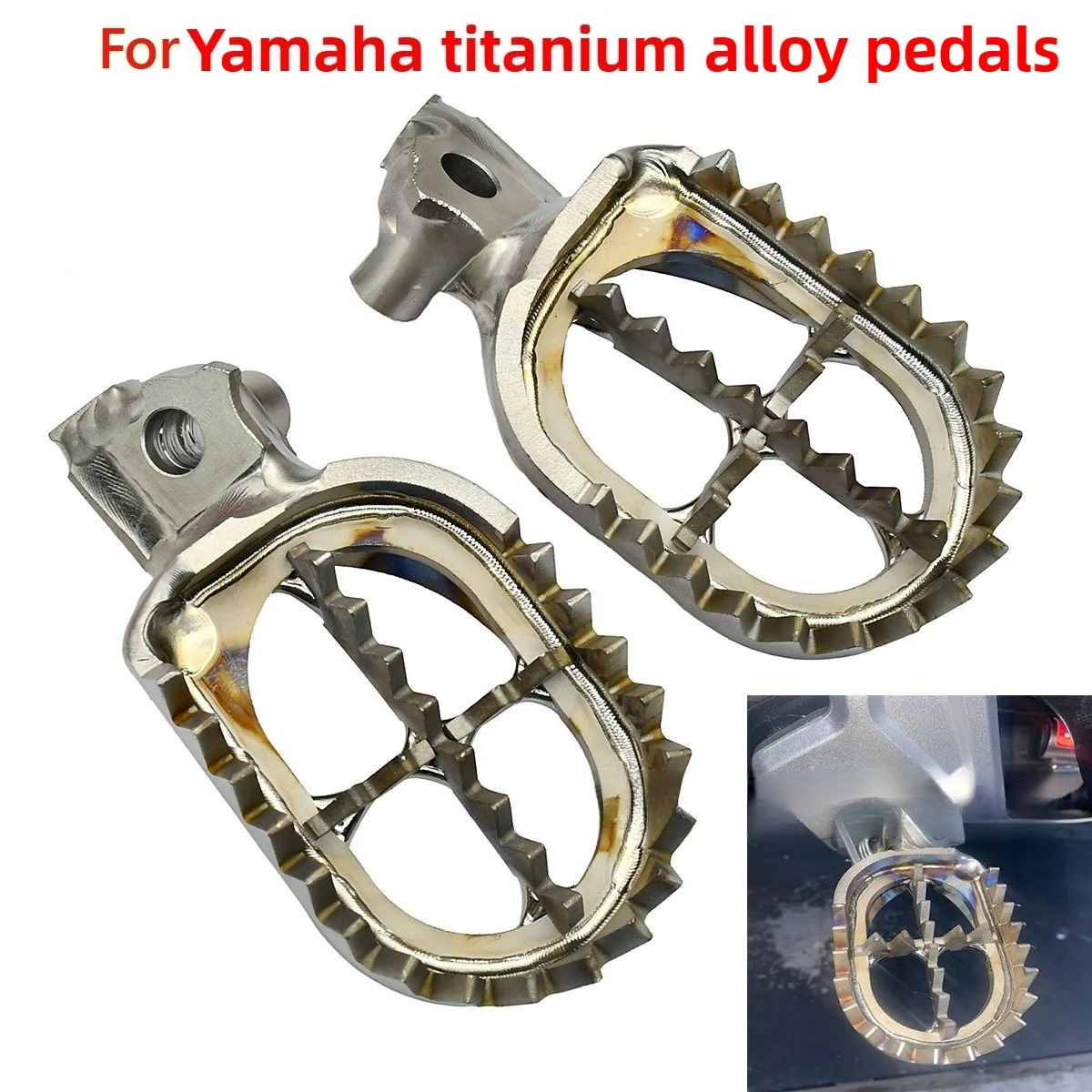 

For Yamaha Motorcycle Titanium Alloy TC4 Foot Rest Pegs Footrest Footpeg YZ125 YZ250 YZ250F YZ450F WR250F WR450F YZ 125 250 X FX