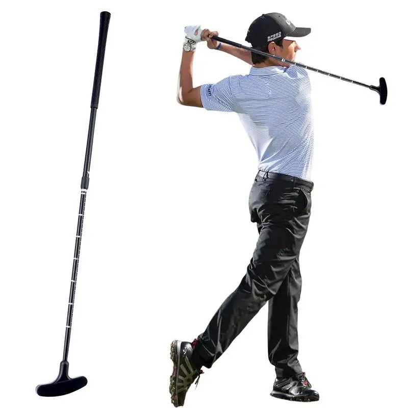 

Telescopic Golf Swing Trainer Two Way Junior Golf Putter Mini Golf Club Practice Stick Golf Swing Masters Training Aid Exercise