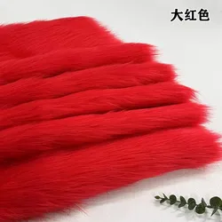 Pink Red White Grey Black Colour Imitation Fox Fur Fabric 50*50CM For DIY Sewing Coat Homedecor Pillow Faux Fur Fabric