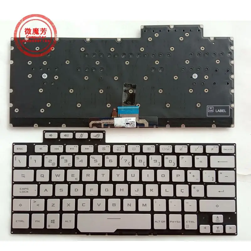 

PO Laptop keyboard For ASUS ROG Zephyrus G14 GA401M GA401I GA401 GA401U V192461B2 Backlit