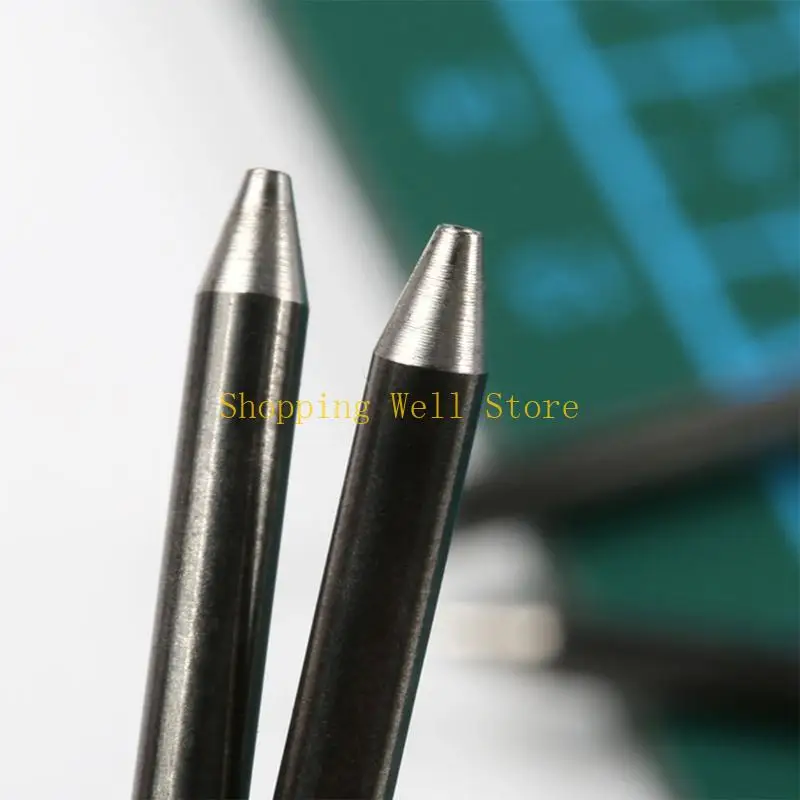 KX4B 라운드 스틸 가죽 홀 펀처 3mm 가죽 공예 홀 펀치 커터 벨트