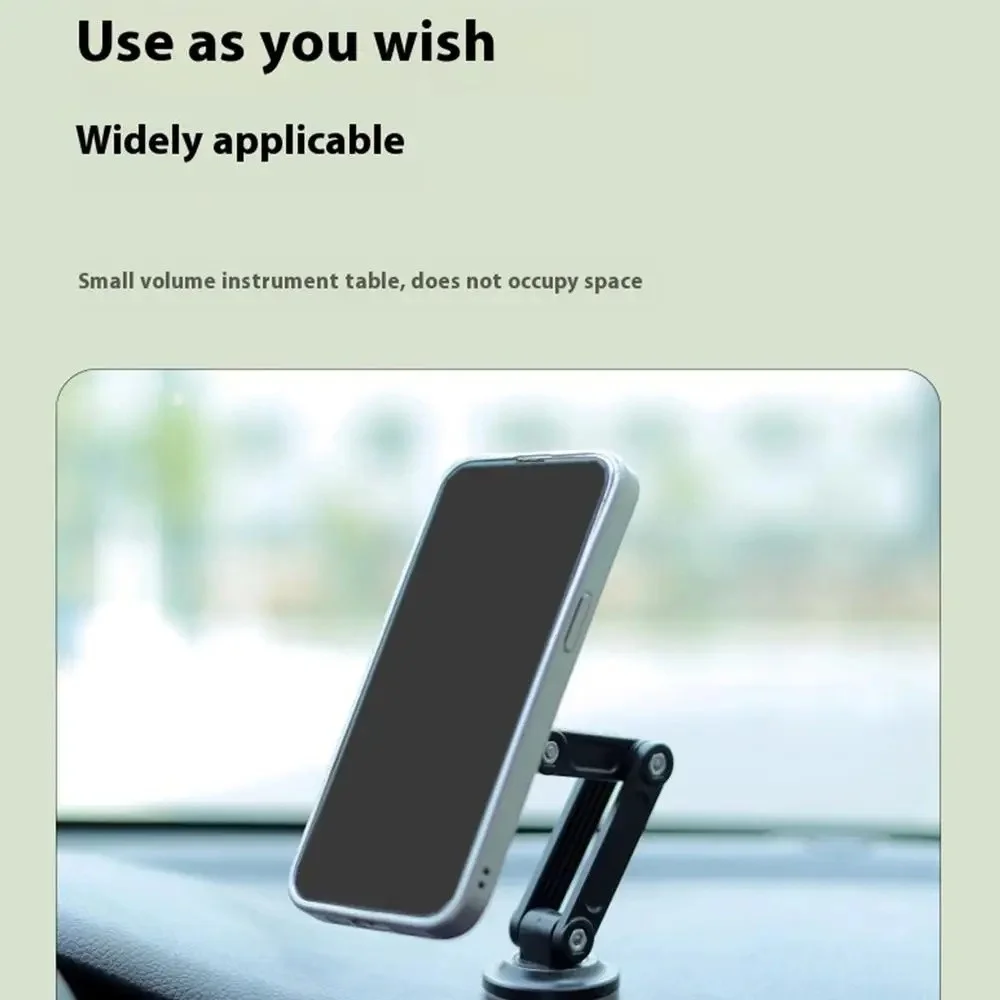 Magnetic Dashboard Phone Holder Adjustable Car Smartphone Stand_voghion.com