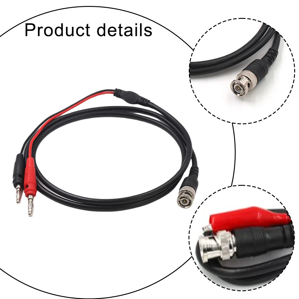 1 PCS BNC To Dual Q9 Signal Test Line Oscilloscope Connection Line Probe-Power Line BNC Oscilloscope Probe Kit-Power Tool