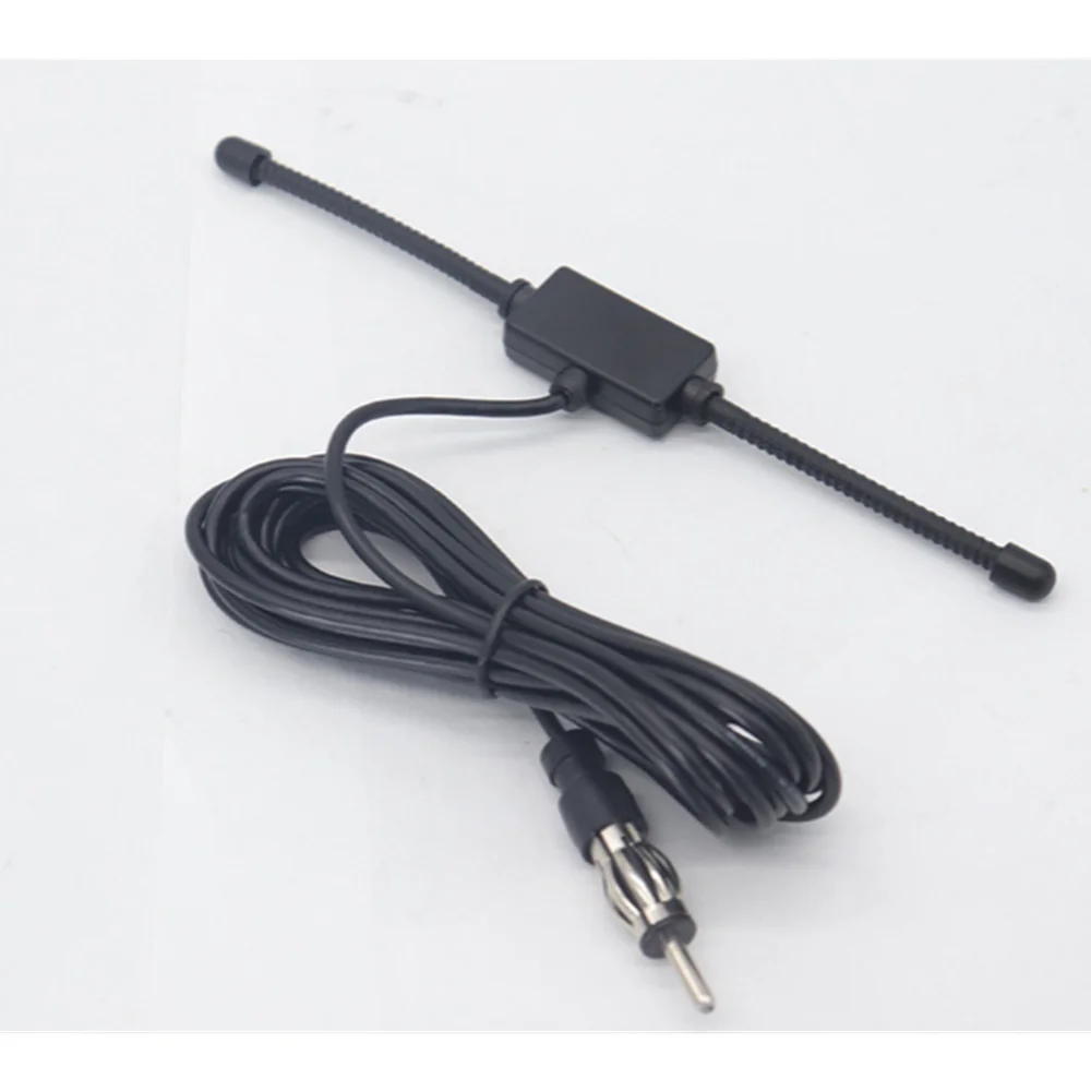 Antena Universal para parabrisas de coche, amplificador de señal de Radio AM FM, amplificador de Radio oculto, Antena activa para camión, estéreo de 12V, B0H2