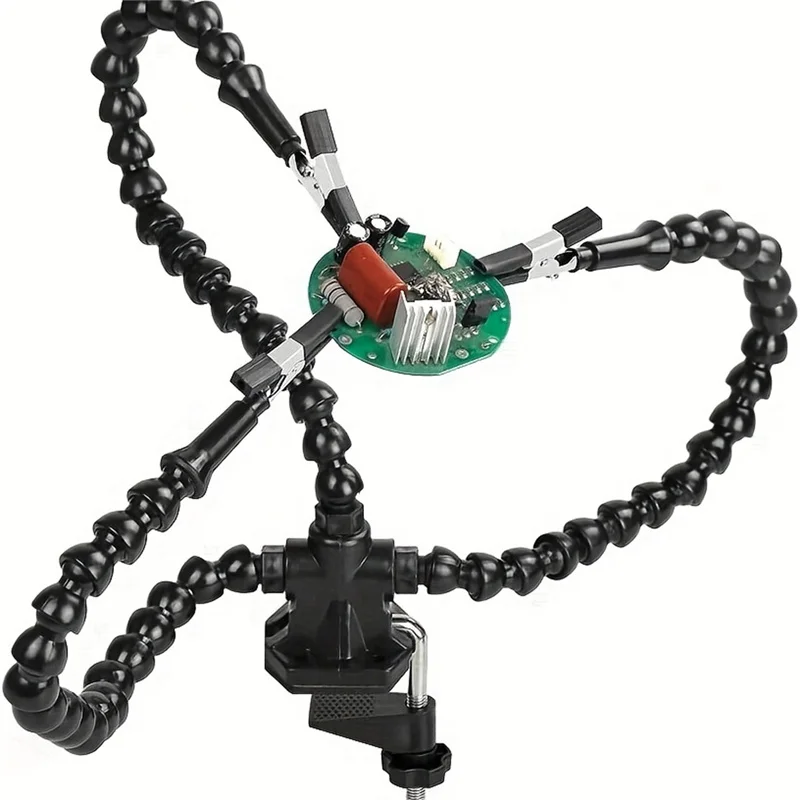 Soldering Station Helping Hand Flexible Arms And Third Hands Soldering Tool For Electronic Repair Model Aircraft