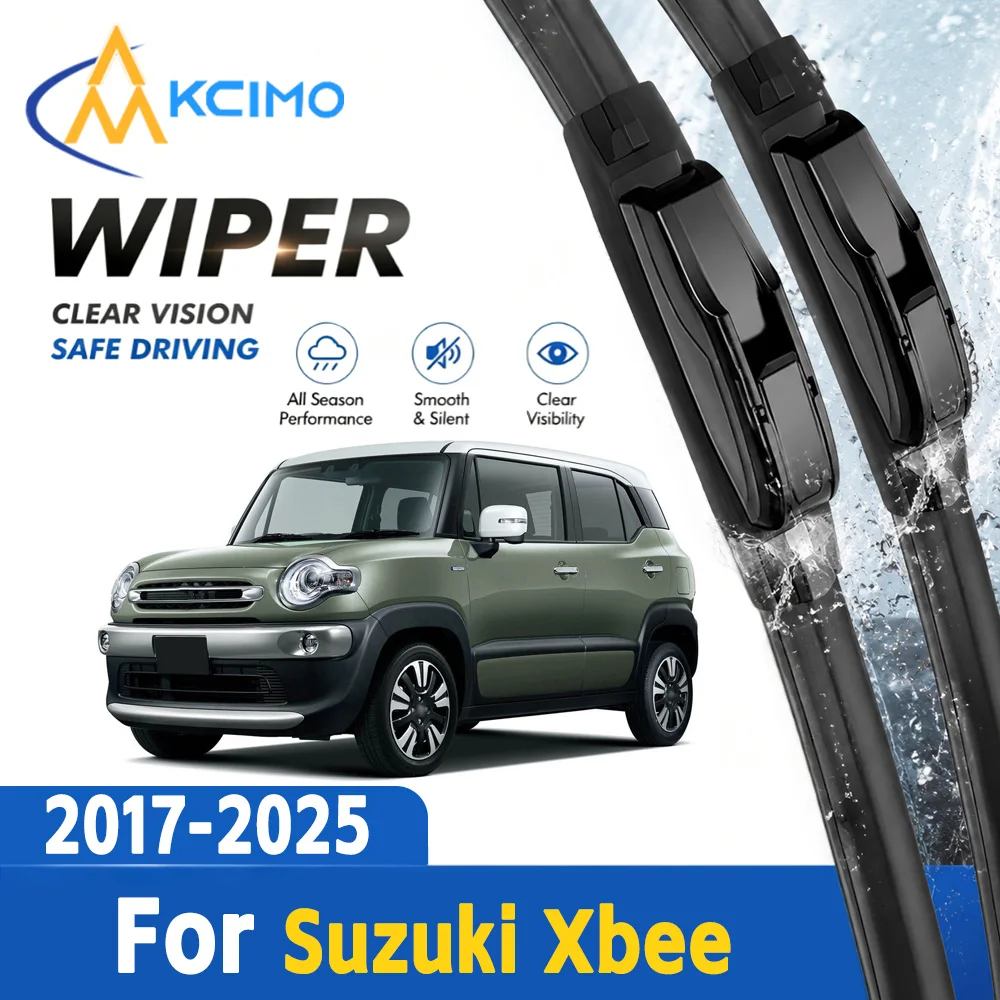 High Clear View Premium Auto Front Windshield Wiper Blades No Noise Wiper Replacement Parts for Suzuki Xbee MN71S 2017-2025