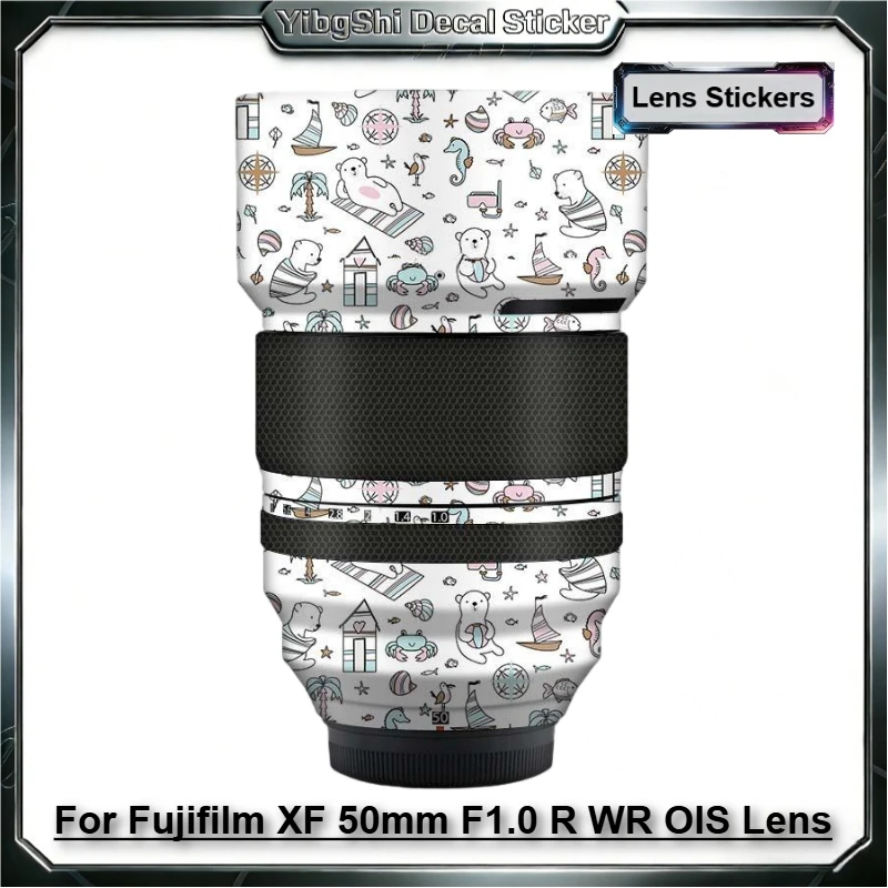 

Защитная наклейка для объектива Fuji XF50F1.0, защитное покрытие для корпуса объектива Fujifilm XF 50mm F1.0 R WR OIS, защита от царапин