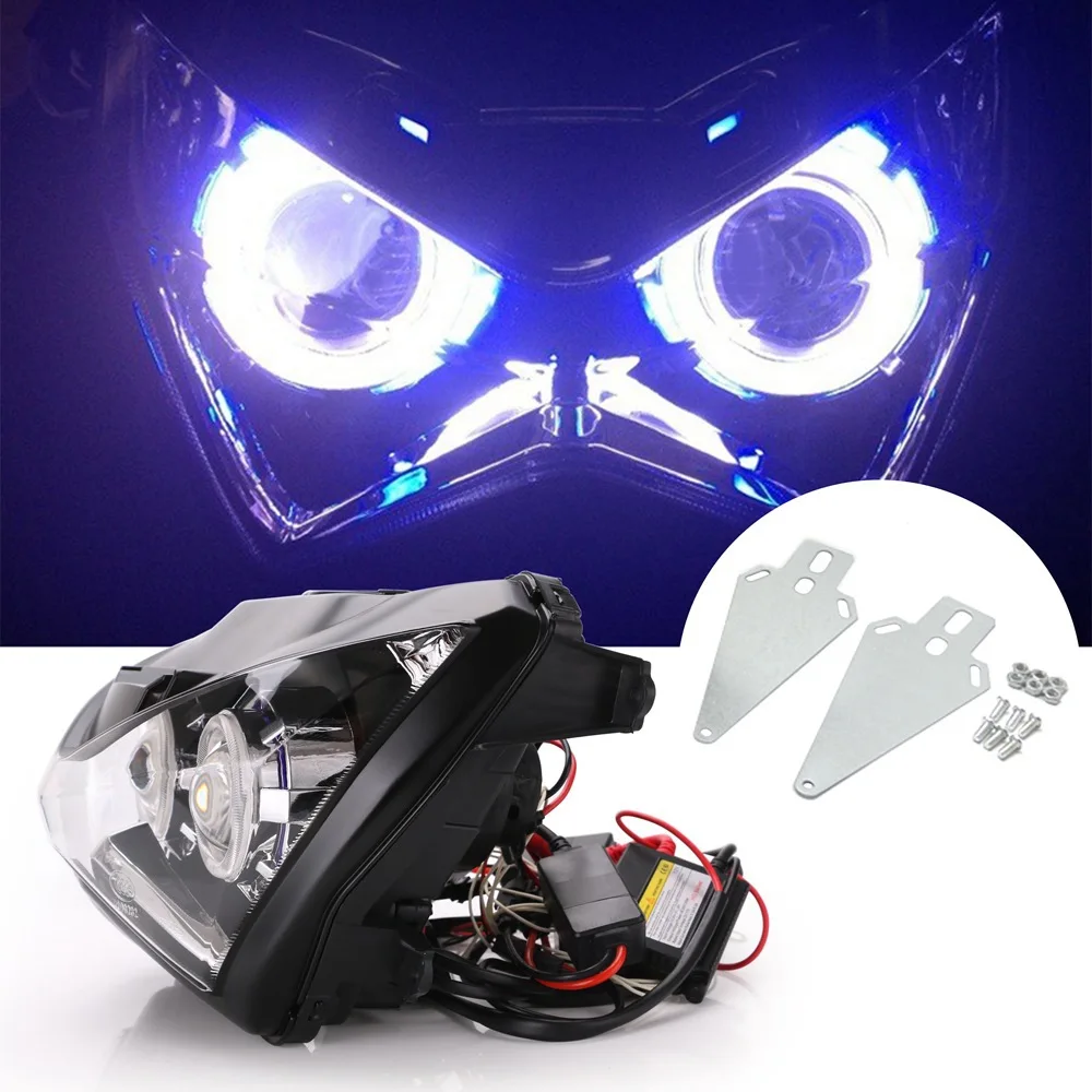 Motorcycle modification accessories Angel eyes Car headlights Daytime running lights