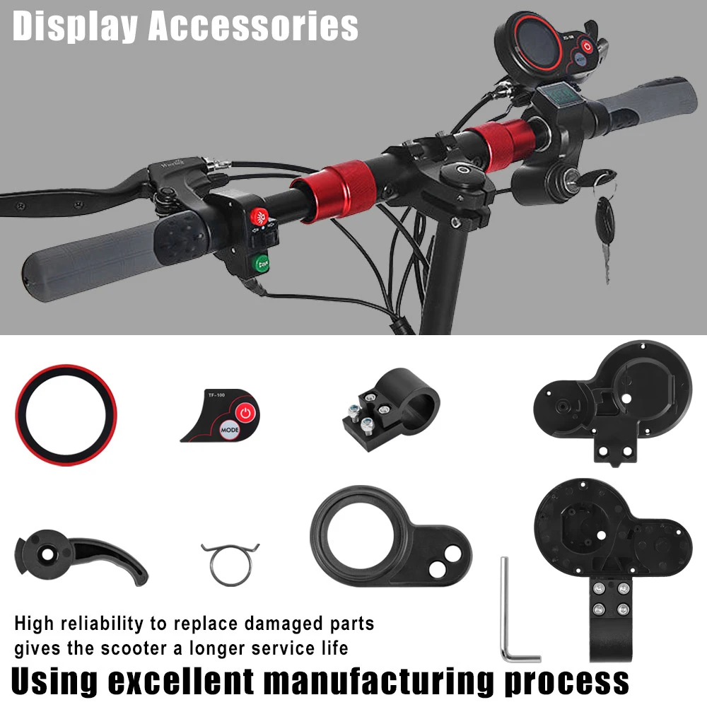 Elektrische Roller TF-100 LCD Beschleunigung Instrument Display für Kugoo M4 für Null 10X Roller Kommunikation Instrument Zubehör – Detail 6