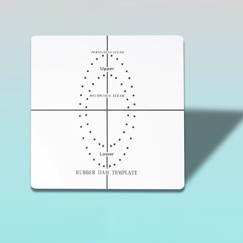 

1 шт. Стоматологический шаблон-трафарет для перфорации резинового дампа, инструмент для зуботехнической лаборатории