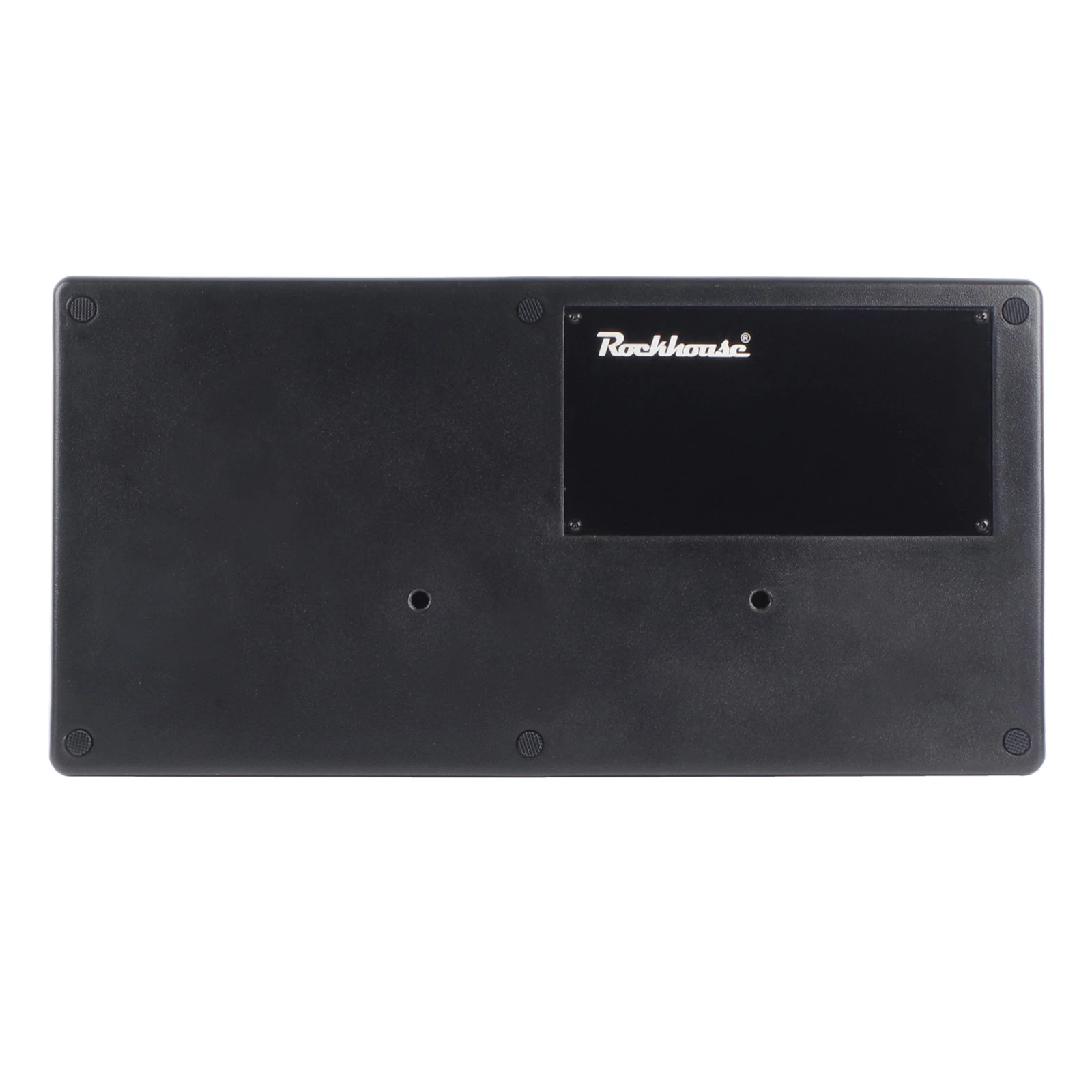 Rockhouse RPB-1BK كبيرة الحجم تأثيرات الغيتار لوحة الدواسة قوي بولي ايثيلين البلاستيك الغيتار Pedalboard الحال مع الشريط الشريط دواسات الغيتار