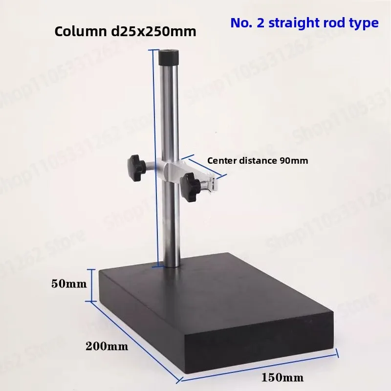 Comparator Stand Marble Platform Bracket, Height Gauge Base Parts, Aluminum Clamp