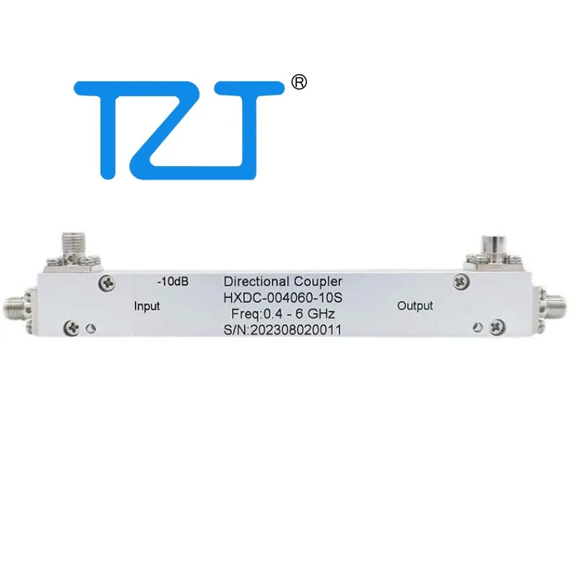 TZT HXDC-004060-10S 0.4-6GHz RF Microwave 30W 10dB Directional Coupler with SMA Female Connector