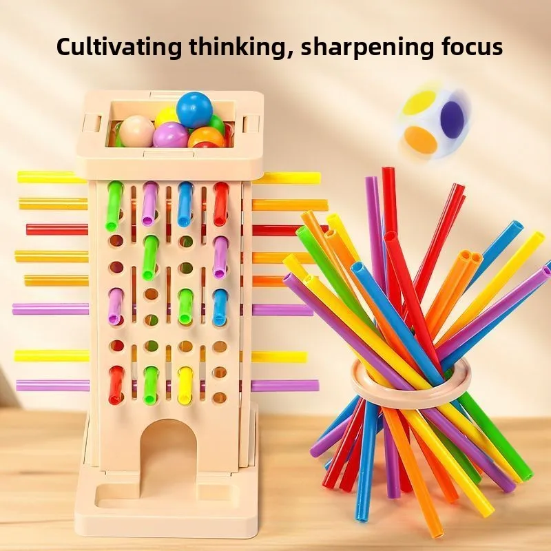 Parent-Child Interactive Toy 3-in-1 Stick Figure Balance Game Double-Player Battle Thinking Training! view 5