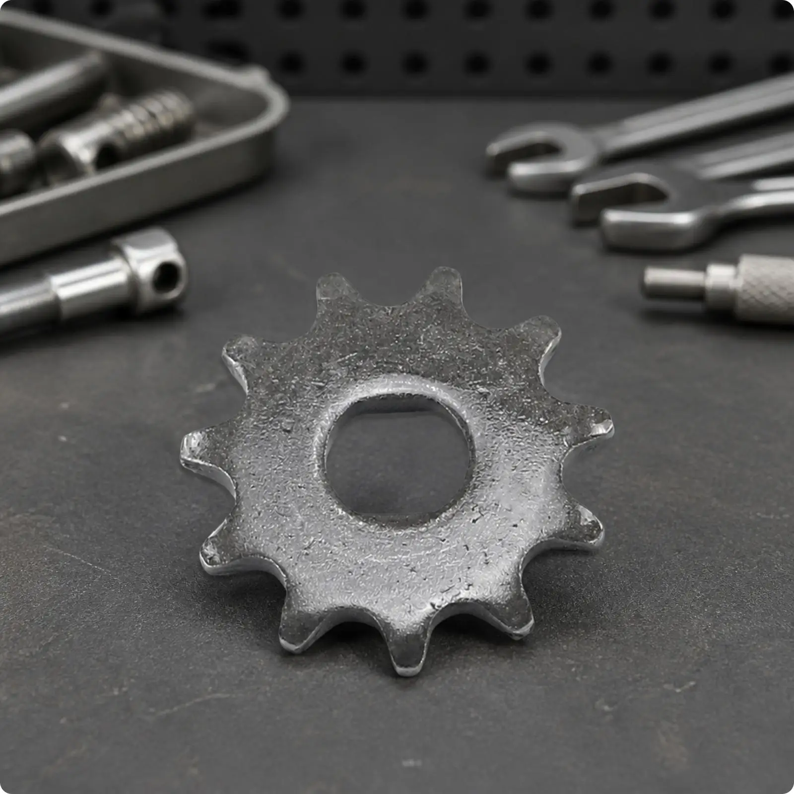 11T T8F Sprocket Drive Gear for Electric Scooter Motor Transmission Replacement Part with Hexagonal Mounting Hole