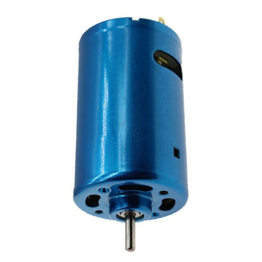 Blue Shell 550 High S*peed Motor 12V 15000RPM Bimetal Fan For RC Car Boat Model 3.17mm Shaft Power Tool Accessories