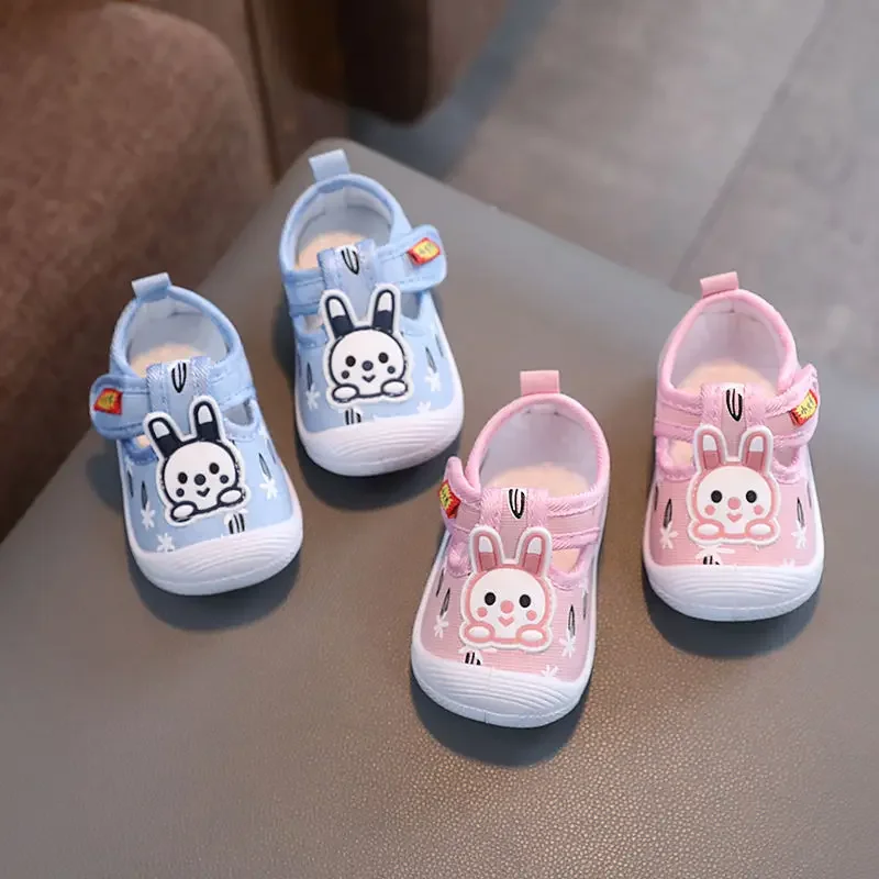 2024 Baby 0-2 Year Old Male and Female Baby Anti Slip Soft Sole Baby Sandals, Walking Princess Shoes