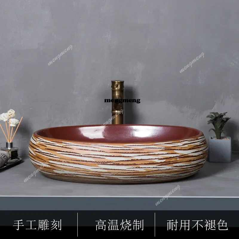 

Новый настольный умывальник в стиле ретро, бытовой балконный умывальник, лист