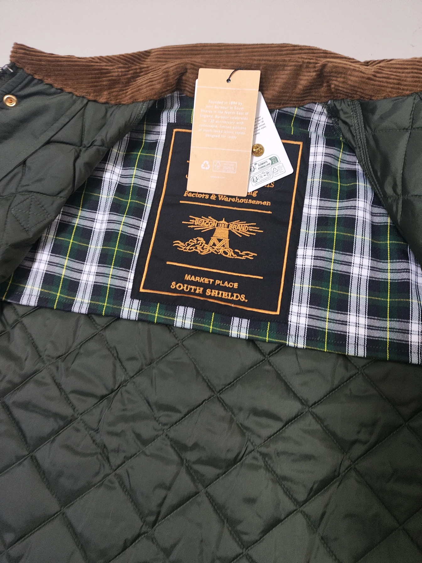 Стеганая куртка B@r на 130-летие