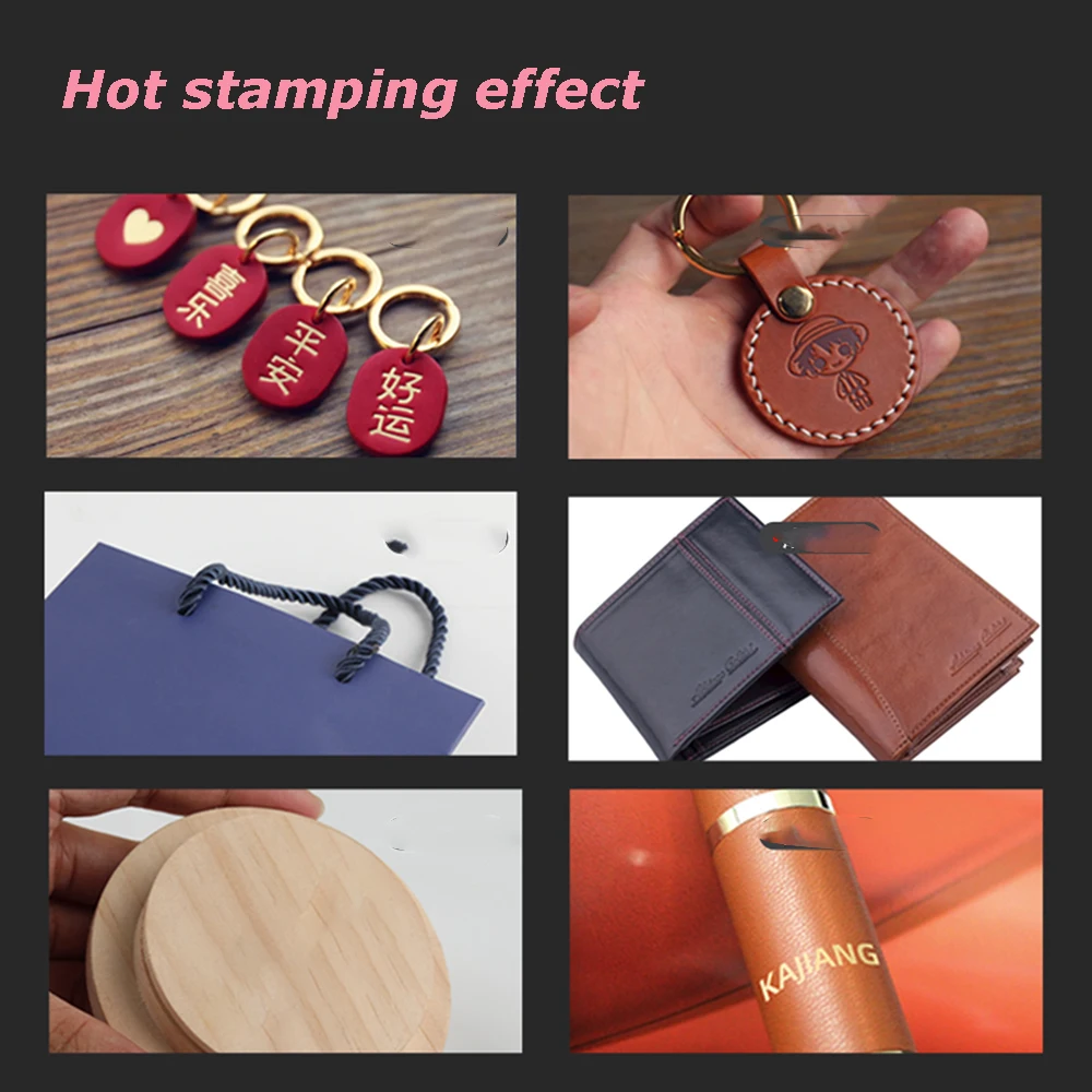 Hot Foil Stamping Machine WT-90SK Quick Change Letters Stamping Machine,Leather Bronzing/Creasing Machine