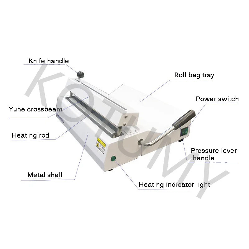 220V 400W Medical Sterilization Pouch Portable Sealing Machine Dental Instruments Sealer 300MM