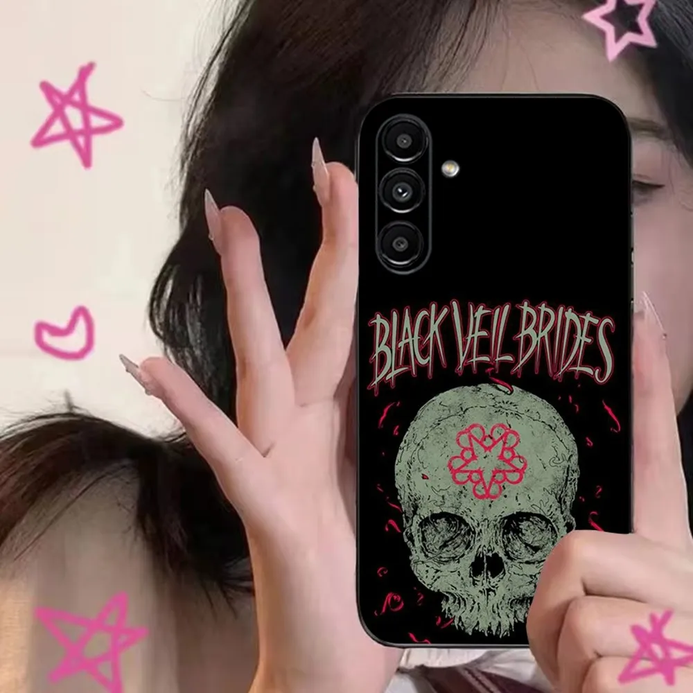 حافظة هاتف Andy Biersack Veil Brides BVB لهاتف سامسونج S24,S21,S22,S23,S30,Ultra,S20,Plus,Fe,Lite,Note,10,9,5G غطاء ناعم أسود