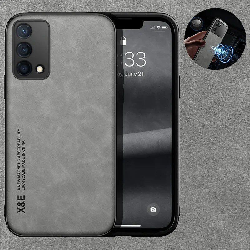 حافظة لهاتف OPPO Realme GT Master Edition حافظة هاتف جلدية بحامل مغناطيسي مدمج لهاتف RealmeGT Realmy G T 5G GTMaster الغطاء الخلفي