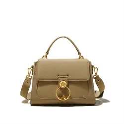 Exquisite Brown Leather Handbag for Women's bag 2024 - Master QualityElegant, Durable