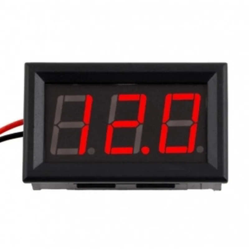 Dc 3.5~30v Led Panel Voltage Meter Digital Led Display Voltmeter