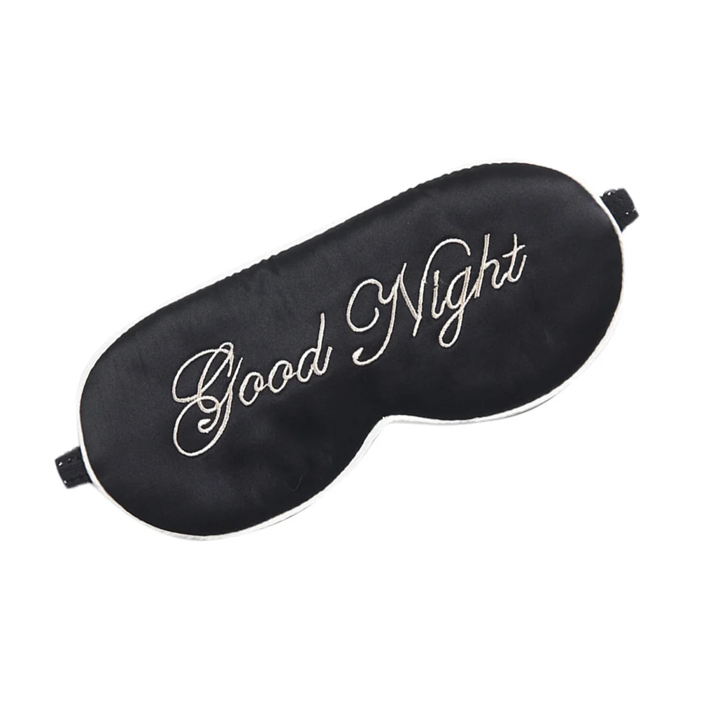 1 шт., шелковая маска для глаз, легкая, моющаяся для женщин, мужчин, детей, регулируемый ремешок для путешествий, дома, отеля, затеняющая повязка на глаз для сна