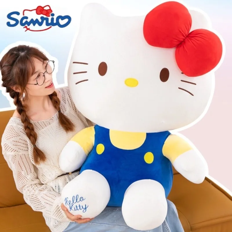 95 cm Super Große Größe Sanrio Hallo Kitty Anime Plüsch Puppe Kawaii Zimmer Dekoration Puppen Cartoon Kissen Ornamente Geschenke