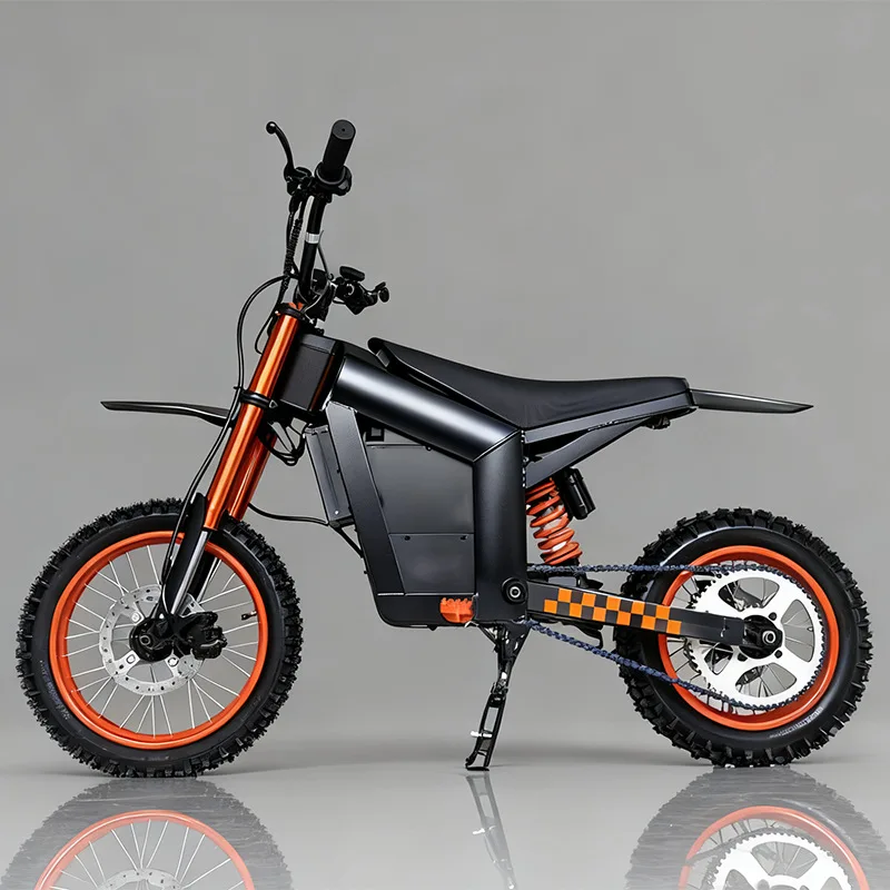 DXYElectric Off-Road Motorcycle Snowmobile Mountain Beach Multi-Terrain Vehicle Black Knight WISH-01 Model 52V